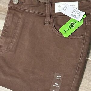 Maurices Brown Straight Leg Women's Jeans